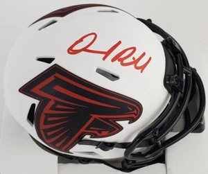 Desmond Ridder Signed Atlanta Falcons Lunar Eclipse Mini NFL Helmet w/ COA - Picture 1 of 6