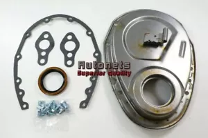 SBC Small Block Chevy Raw Timing Chain Cover 283 327 383 305 350 SBC Welded Tab - Picture 1 of 2