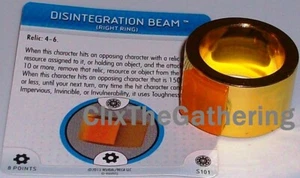 DISINTEGRATION BEAM (RIGHT RING) S101 R101 Invincible Iron Man Heroclix Mandarin - Picture 1 of 1