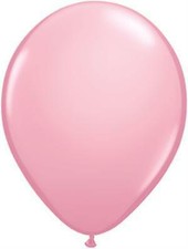 100 palloncini tondi in lattice 33 cm ROSA pastello