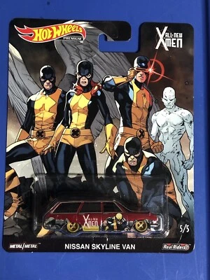 Hot Wheels 2018 Car Culture Premium No5/5 совершенно новые X-Men фургон Nissan SkyLine - Изображение 1 из 4
