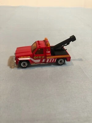 1987 Ron's Towing GMC Wrecker Matchbox Red Tow Truck #F19 - Image 1 of 3