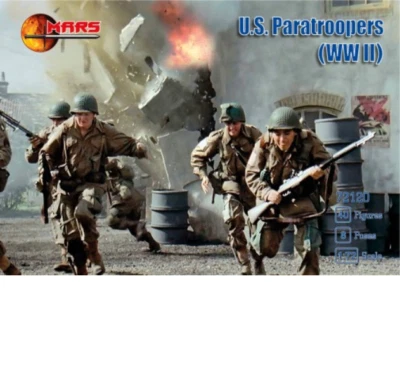1/72 США WWII парашютистов фигурки Марс модели 40 фигурки 72120 - Изображение 1 из 4