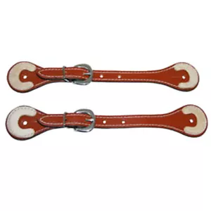 63AI Hilason Russet Leder Stirnriemen 1-lagig genäht Sockelleiste Leder Rohhaut - Bild 1 von 1