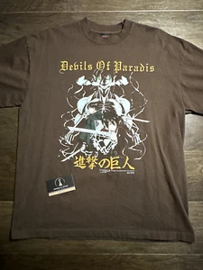 Ethereal Studios Devils of Paradis Mocha Gr. Large Attack on Titan Anime Shirt - Bild 1 von 8