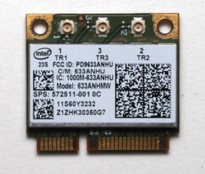 Intel Centrino Ultimate N 6300 WiFi IBM Lenovo HP Wireless Card 633ANHMW 60Y3233 - Afbeelding 1 van 6