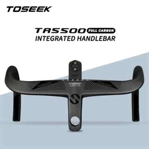 Full Carbon Bike Road Handlebar Integrated 400mm 420mm 440mm Bicycle Handle Bar - Picture 1 of 39