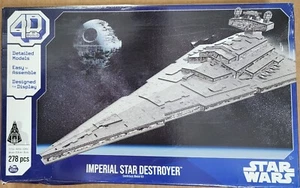 STAR WARS 4D BUILD  Deluxe Imperial Star Destroyer Model Kit  278pc - Picture 1 of 7