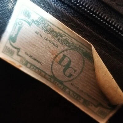 Vintage DollarGrand Bag vintage black leather bag Vintage Patent Leather Bag - Image 1 of 4