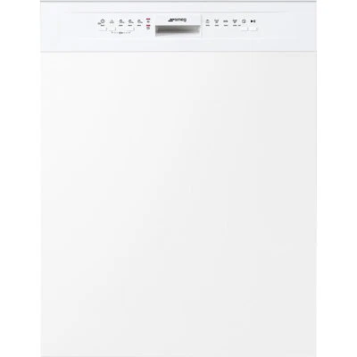 SMEG LSP292DB Lave-Vaisselle Semiincasso Façade Blanc 13 Cachés 5 Programm - Photo 1/4