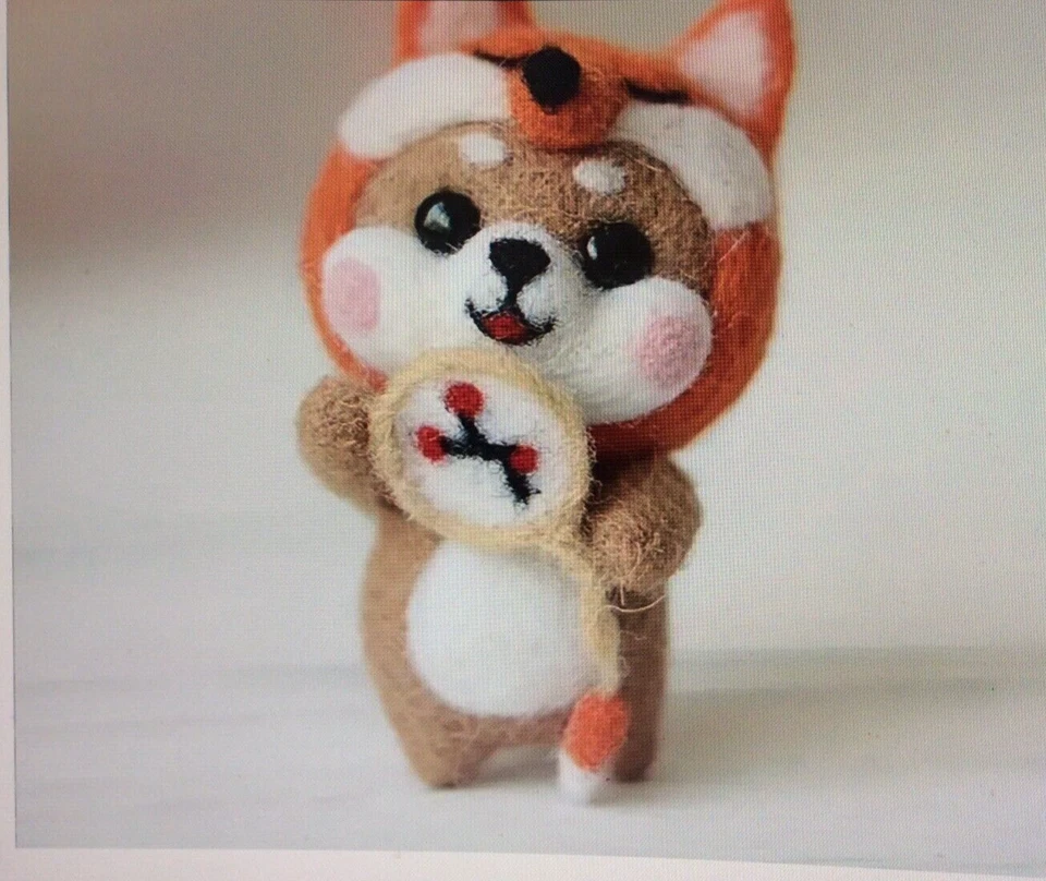 Fox Needle Felting Kit For Beginners — 第 1/1 张图片