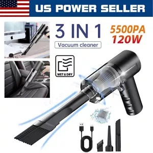 120W Cordless Handheld Vacuum Cleaner Small Mini Portable Car Auto Home Wireless - Picture 1 of 16