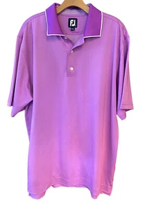 FootJoy Gr. L Lila Golf Tennis Outdoor Athleisure Sport Kurzarm Polo - Bild 1 von 8