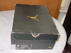 Nike Air Jordan Retro 8 Black/True Red/Flint Grey/Concord Shoe Box Only! Size 8 - Picture 1 of 7