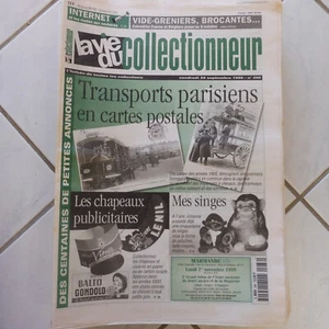 MAGAZINE VIE DU COLLECTIONNEUR DU N° 286 - SEPTEMBRE 1999 - CHAPEAUX PUB - Bild 1 von 1