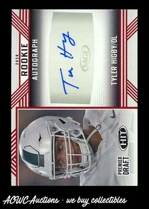 2020 SAGE Hit Premiere Draft Rookie Autografi Rosso #A81 Tyler Higby - Foto 1 di 2