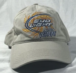 Bud Light Golden Wheat Adjustable Dad Cap - Picture 1 of 4