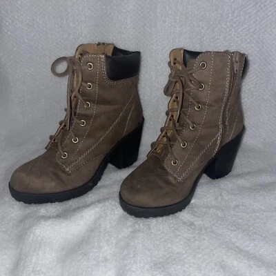 SODA Mujer Talla 7 Botines Cálido Taupe. Foto 1 de 4