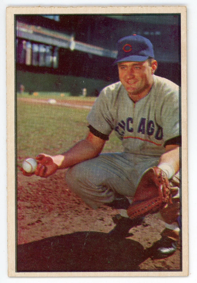 1953 Bowman Color Harry Chiti #7 Cubs Ex - Image 1 of 1