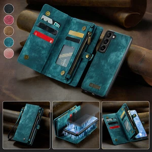 Hülle Für Samsung Galaxy S24 S23 Ultra S21 FE S22 Leder Brieftasche Handy Schutz - Bild 1 von 33