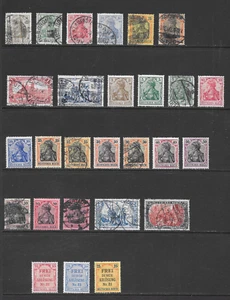 GERMANY VARIOUS MH & USED ISSUES 1902 - 1919 - Picture 1 of 2