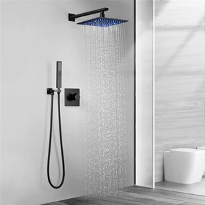 BathSelect Hampshire Oil Rubbed Bronze LED Rainfall Shower System Set - BST10189 - Bild 1 von 7