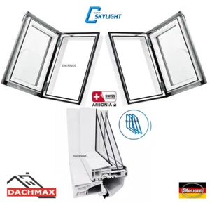 Dachausstieg Dachfenster Ausstieg Kunststoff AFG PVC Skylight LOFT Uw=1,1 W/m2K - Bild 1 von 14