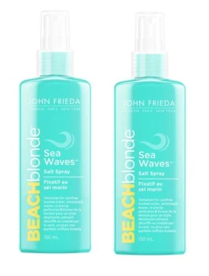 2x John Frieda Playa Rubio Olas de Mar Spray de Sal Texturiza Estilo Desordenado 5oz EA Foto 1 de 4