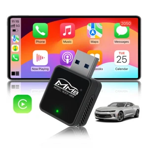 Wireless CarPlay Adapter- Mini Converts Factory Wired to Wireless CarPlay Dongle - Picture 1 of 9