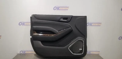 19 CHEVY SUBURBAN 1500 INTERIOR DOOR TRIM PANEL FRONT LEFT DRIVER BLACK Foto 1 de 4