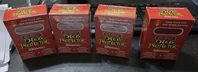 4x RARE Vintage 1997 Ultra Pro Red Shield Deck Protector 100 Sleeves Rembrandt - Image 1 of 4