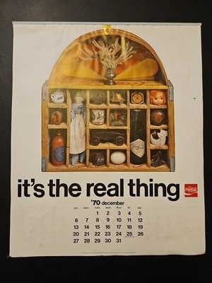 Vintage 1970/71 Coca Cola 13 Month Calander 16"x13" - Image 1 of 4