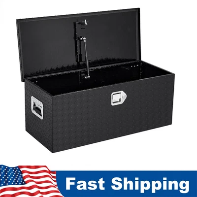 15X15X36" Heavy-Duty Aluminum Truck Bed Tool Box RV Trailer Storage with Lock - Image 1 of 4