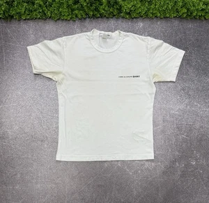 Comme des Garçons Camisa Blanca Camiseta Básica Camiseta - Imagen 1 de 15