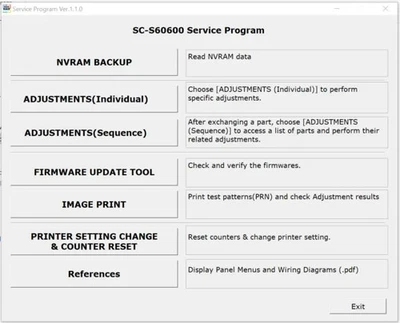 Service Program Epson SureColor S60600 - Image 1 of 2