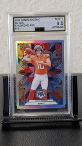 2024 Panini Mosaic Stained Glass Prizm Bo Nix - Picture 1 of 2