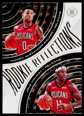2019-20 Panini Illusions Jrue Holiday Nickeil Alexander-Walker 8 Reflections - Image 1 of 2