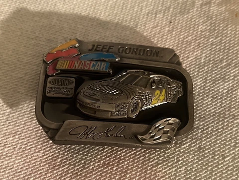 VINTAGE 1995 NASCAR JEFF GORDON LIMITED EDITION BELT BUCKLE AMERICAN LEGENDS Cover