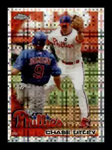 2010 Topps Chrome X-Fractor Chase Utley #86 Philadelphia Phillies - Picture 1 of 2