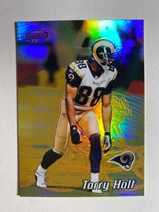 Tarjeta de fútbol americano Bowmans Best #61 Torry Holt 2002 casi nueva-como nueva - Imagen 1 de 1