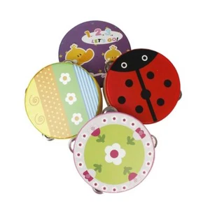 Music Toys Tambourine 6 Inches Kids Bell Drum Children Hand Drum  Baby Gifts - Bild 1 von 21