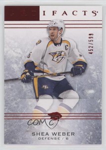 2014-15 Upper Deck Artifacts Ruby /599 Shea Weber #64