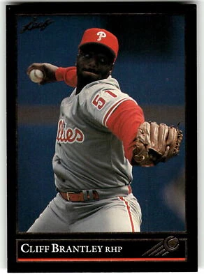 1992 Leaf #434 Cliff Brantley Black Gold - Image 1 of 2