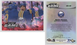 2022-23 Upper Deck Allure Game Stills Red /299 Dylan Cozens #GS-18