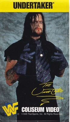 The Undertaker 1995 Coliseum Video WWF Luz Interruptor Cubierta WWE Pro Wrestling Star Foto 1 de 4