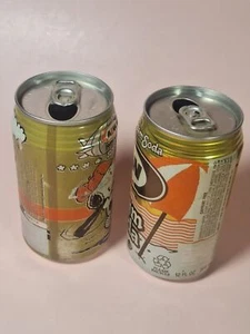 A&W Snoopy-Themed Root Beer & Cream Soda Cans 12 Fl Oz Collectibles 2-Piece - Picture 1 of 5