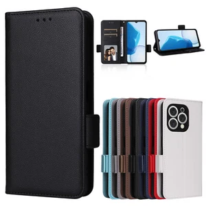For Doogee N55 Plus, Luxury Wallet Flip Leather Stand Card Slots Soft Case Cover - Picture 1 of 29