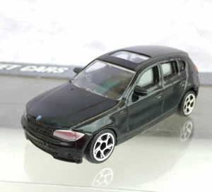 Majorette BMW Serie 1 - schwarz - Felgen 5SV 1:58 (3") ohne Verpackung - Bild 1 von 6