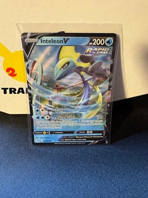 Inteleon V 078/264 Swsh08: Fusion Strike Holo NM Pack Fresh - Image 1 of 4