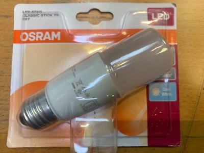 OSRAM LED STAR CLASSIC STICK 75 E27 10W=75W Cool White 1050 lm - Bild 1 von 2
